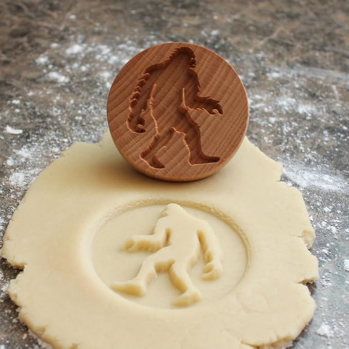 Wood Cookie Stamp, 2.5 Inch (Sasquatch CS-103)