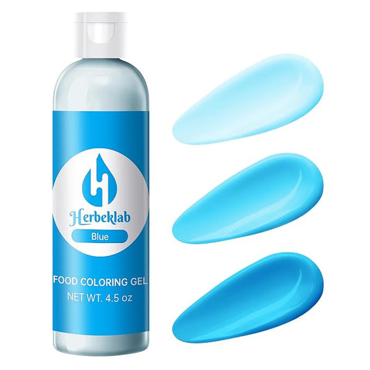 Blue Gel Food Coloring – 4.5 oz Professional Grade Concentrated Food Dye, Gel Based Coloring for Icing, Baking, Cake Decorating & Cookies