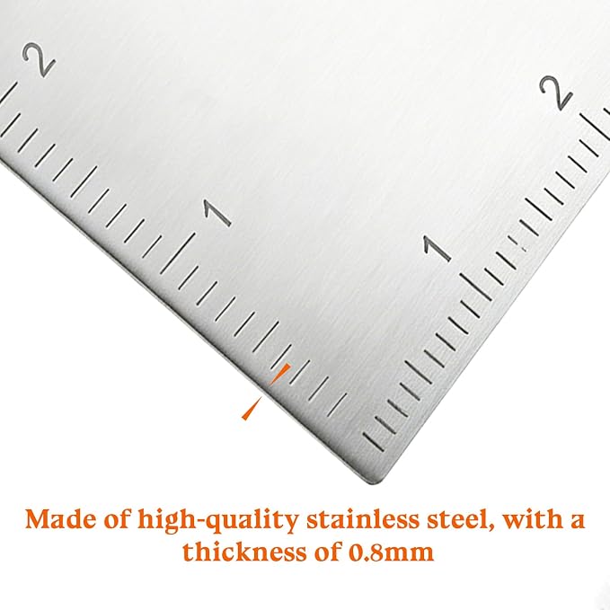 Dough Scraper and Cutter Stainless Steel Multipurpose Bench Scraper for Bread Kitchen Gadgets for Pastry Pizza Bread Food Cutter Cooking