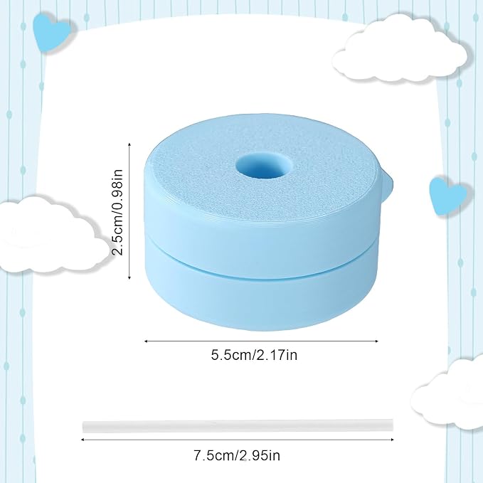 Lyreh Cake Pop Mold with 20 Sticks, Plastic Blue 3D Cake Pop Maker for Weddings Birthdays Cupcake Desserts Ice Cream Candy Chocolate Molds for Home Baking (Donut Shape)