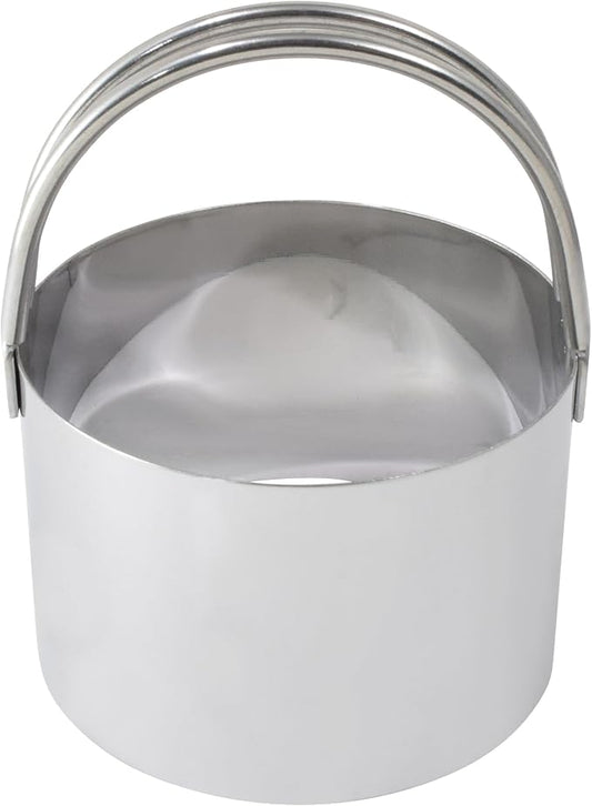 R&M International Stainless Steel 2-1/3" Round Biscuit Cutter with Handle, 1-Piece
