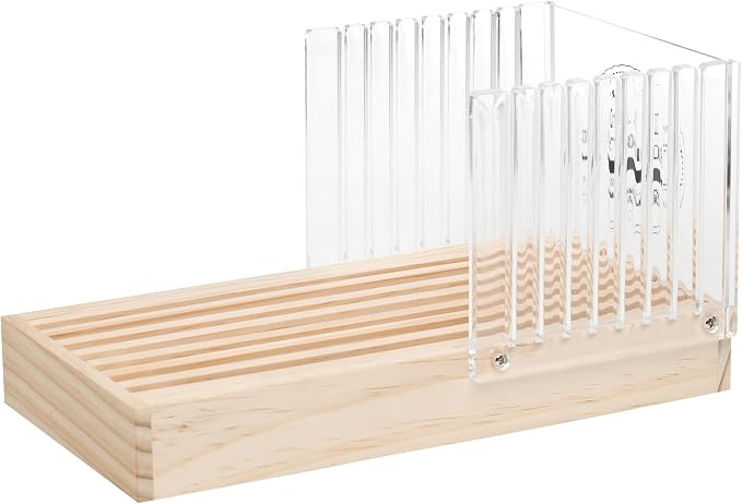 Mrs. Anderson’s Baking Bread Cutter Slicing Guide with Crumb Catcher, 12.5-Inches x 6.375-Inches