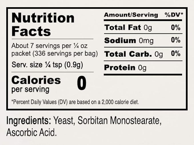 Anthony's Instant Dry Yeast Packets, Contains 42 Individual Packets, Gluten Free
