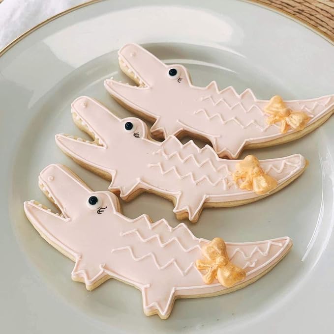 Ann Clark Cute Alligator Cookie Cutter, 5" Made in USA