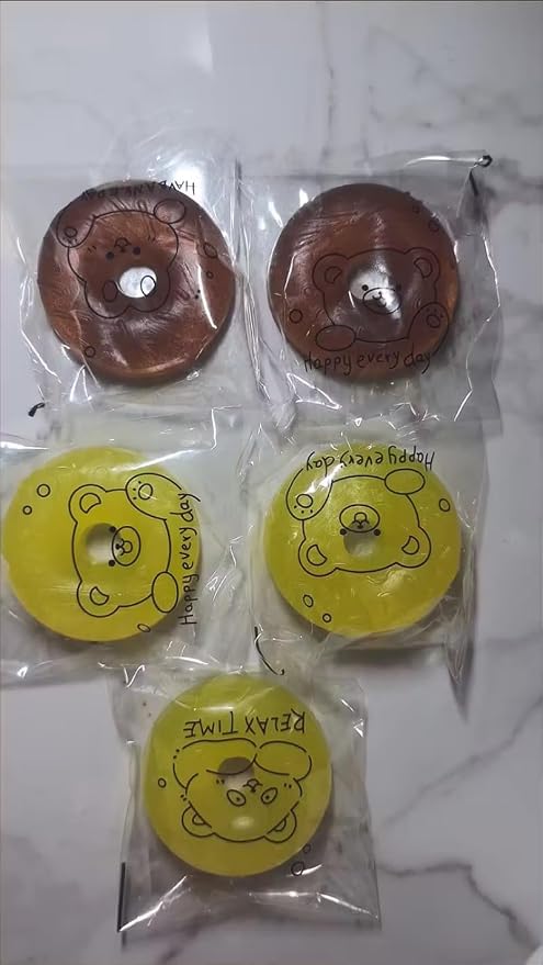 2 Pack Donut Silicone Baking Mold,Silicone Donut Mold for 6 Doughnuts,Non-Stick, Dishwasher Safe,Handmade Soap Making Bath Bombs Lotion Bar Candle (Donut mold)