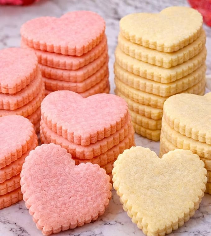 The Cookie Cutter Shop Fluted Heart Small 2.5 inch Cookie Cutter made from Tin Plated Steel