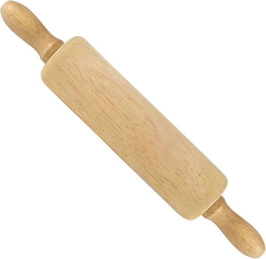 R&M International Small 6" Wood Rolling Pin, 1.75" Diameter,Brown