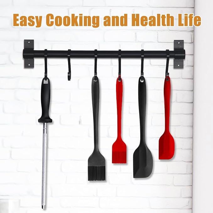 Silicone Basting Brush 2 Pcs Pastry Brush for Oil, BBQ, Grill, Sauce Baking Cooking, Dishwasher Safe (Red)