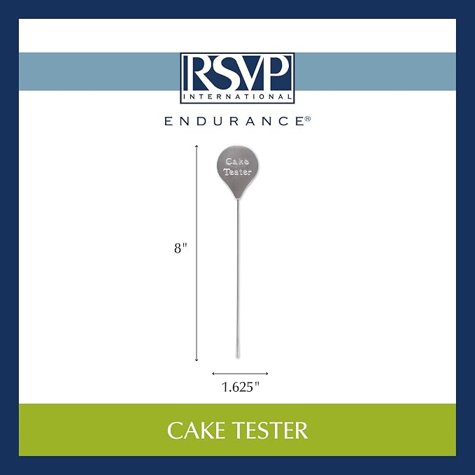 RSVP International Endurance Kitchen Baking Tool Collection, Cake Tester, Stainless Steel