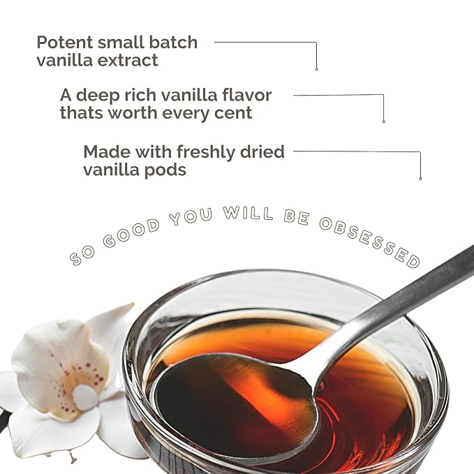 Bakers Blend Vanilla Extract Bulk 128 oz, Made with Real Vanilla Extractives (1 Gallon)