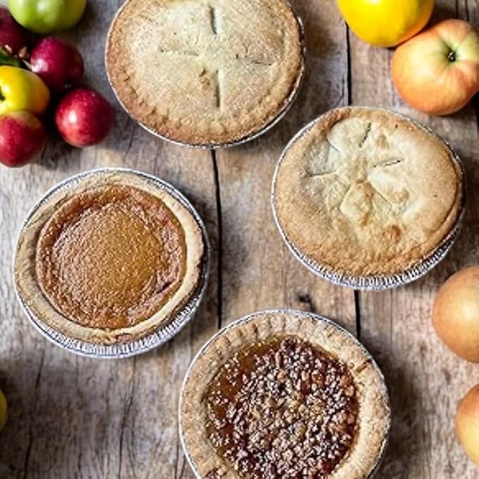 Aluminum Foil Tart Pans, 3 3/8 Inch, 200 Count | Mini Pie Tins, Made in USA, Disposable