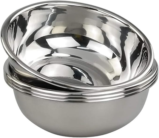 18/10 Stainless Steel Mixing Bowls, Nesting Bowls for Meal Prep, Serving, Baking, Set of 4