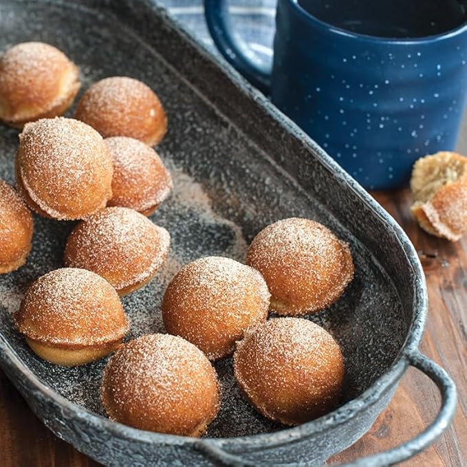 Nordic Ware Formed Donut Hole and Cake Pop Pan, Aurora Green