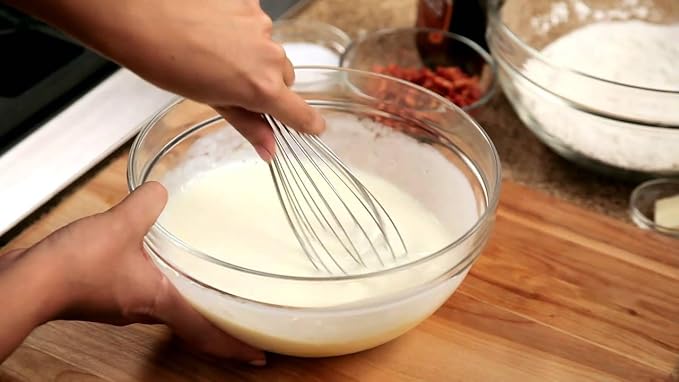 Rocky Mountain Goods Classic 8” Whisk - Heavy Duty Stainless Steel Balloon Wire Whisk for Cooking, Eggs, Baking, Food, Blending, Kitchen - Rust Proof