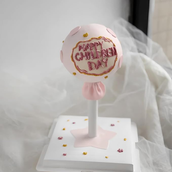 Lollipop Floating Cake Stand,Hanging Decorative Cake Pouring Kit,Cake Decorating Stand,Anti Gravity Candy Cake Support,Reusable Hanging Decorative Cake Kit for DIY Birthday Wedding Party (Lollipop)