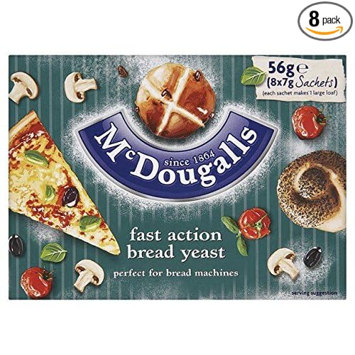 McDougalls Dried Yeast Sachets Fast Action 8 x 7g