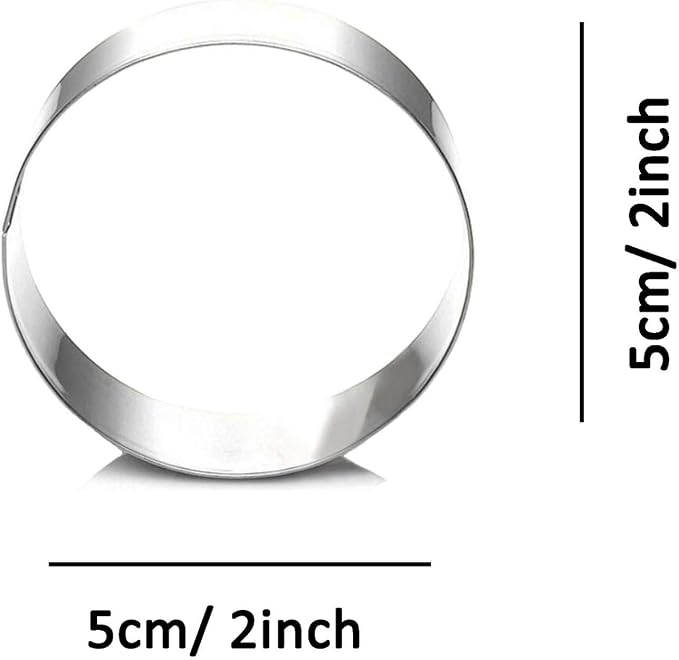 Round Cookie Cutter Stainless Steel