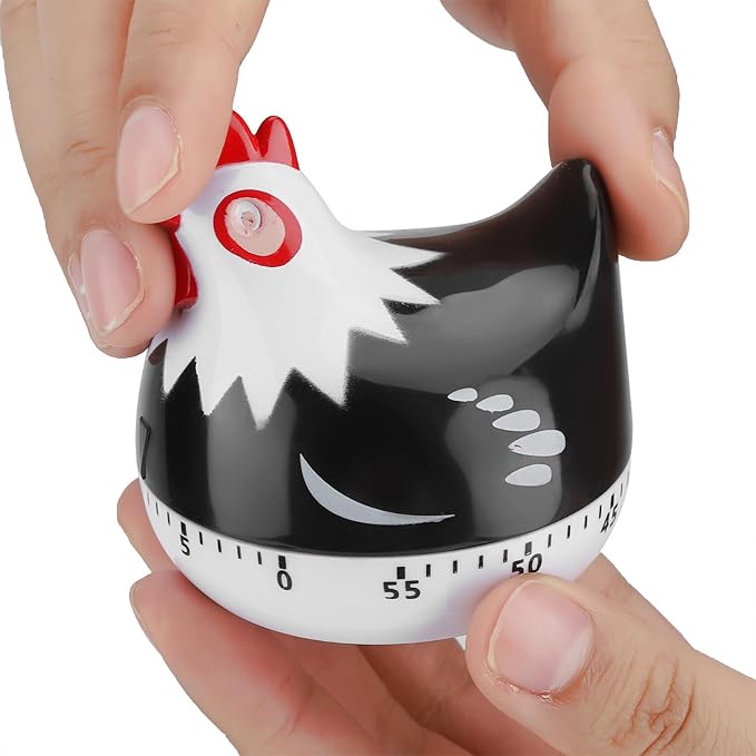Chicken Pattern Timer, Chicken Pattern Countdown Kitchen Timer Reminder, Cute Kitchen Time for Cooking Baking