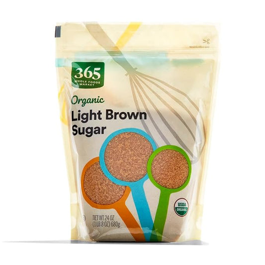 365 by Whole Foods Market, Organic Light Brown Sugar, 24 Ounce