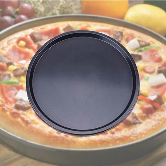 12 Inch Round Baking Cake Pan Carbon Steel Non-Stick Light Bakeware Restaurant Kitchen Baking Tool