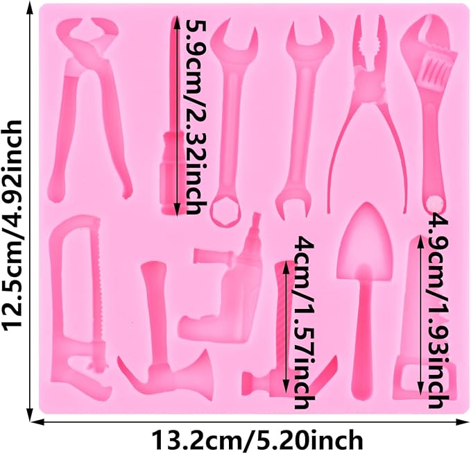 Construction Tools Silicone Molds Hand Tools Chocolate Fondant Mold For Cake Decoration Cupcake Topper Candy Paste Gum Polymer Clay