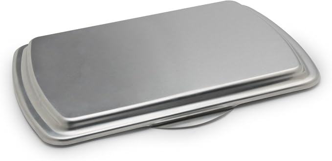Doughmakers 9" x 13" Cake Lid for Doughmakers Cake Pan | Pattened Pebble Pattern is Naturally Non-Stick & Evenly Bakes | Perfect For 9" x 13" Baking Pans | Transport & Store Cakes