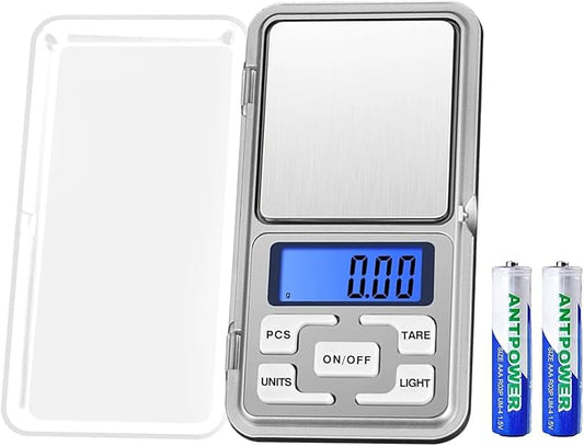 Digital Pocket Scale, 500g Capacity High Precision Balance of 0.01g, Mini Electronic Grams Reloading Weight Scale, Food Scale, Jewelry Gem Scale, Kitchen Scale
