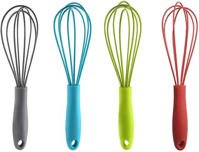 Silicone Eggs Beater Handheld Whisk Cream Foam Maker n Slip Eggs Blender Silicone Eggs Whiskers Portable Gray