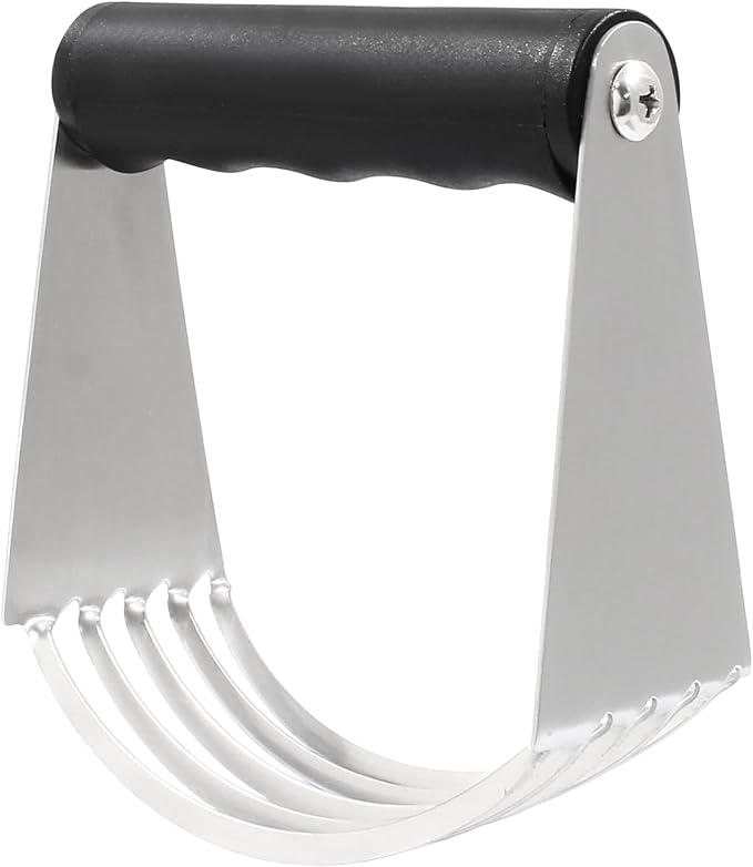 Dough Blender Stainless Steel Pastry Cutter Kitchen Butter Cutter for Mixing Flour and Butter Professional Baking Tool