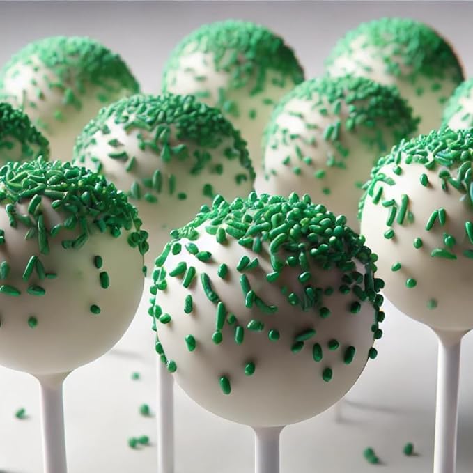 Unpretentious Green Sprinkles, 2 Cups, Bright & Colorful, Decorative & Fun Topping for Baking