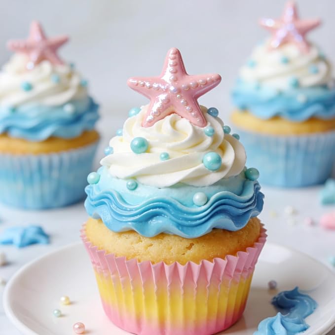 Dazzjoy Blue Edible Pearl, Edible Pearls Sugar Sprinkles, 130g/4.58oz, Blue Pearls Sprinkles for Cake Decorating, Cupcake Toppers, Baking Cake Decoration, Wedding Party Holiday Supplies