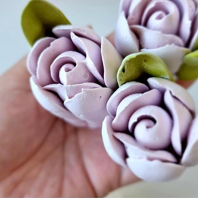 5 Pieces Stainless Steel Extra Large Russian Piping Tips Set,Flower Icing Nozzles with 1 Cleaning Brush for Making Marshmallows,Cupcakes Bouquet,Cream Baking Tools