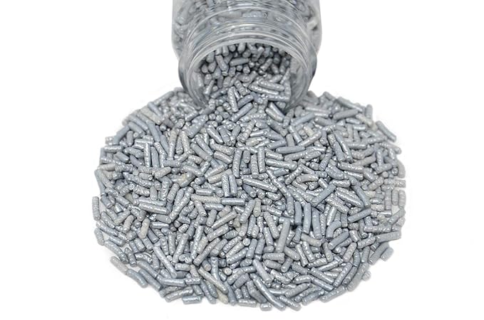 Mystic Sprinkles Sparkling Silver Jimmies 3.2oz Bottle