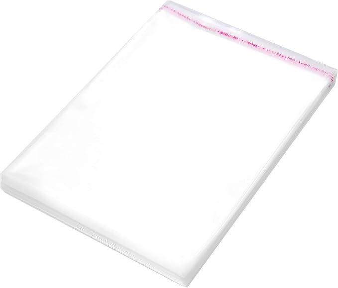 400 Pack 4" x 6" Thick Clear Resealable Cello Self Adhesive Seal Bags Packaging Bakery Cookie Cards Gifts Cellophane Poly Bags