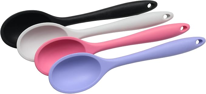 Chef Craft Premium Silicone Spoon Spatula, 11.5 inch, Pink