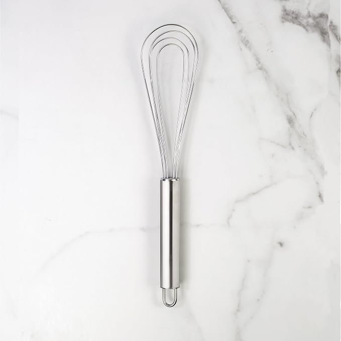 Mrs. Anderson’s Baking Flat Roux Whisk, Stainless Steel