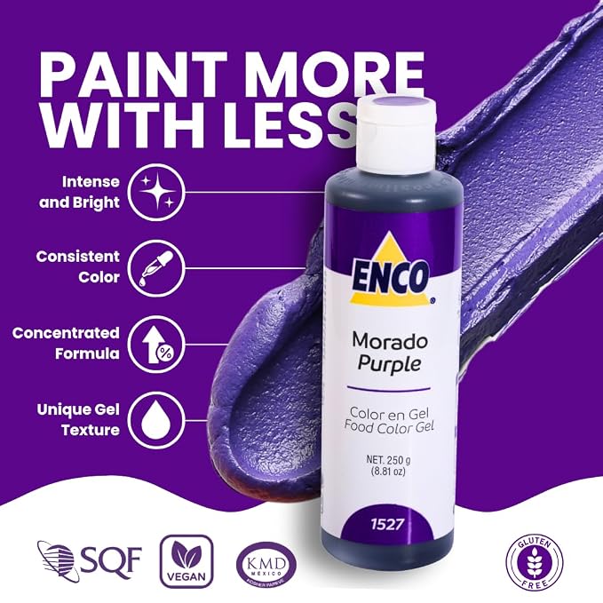 ENCO Gel Food Coloring 8.8 oz (Purple)