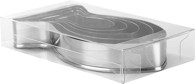 MrCookie Sturdy Goldfish/Fish Cookie Cutters,DIY Baking Tools&Accessories. | Sandwich molds for cookie,biscuit,cake,fruit.5 Sizes range from 1.57" to 4.13".Thickened stainless steel Food-grade.