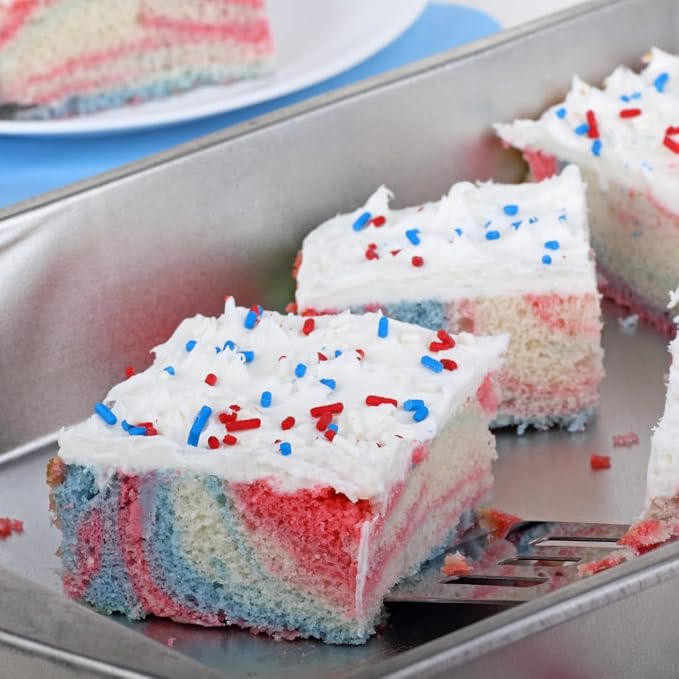 GranAroma Red, White, & Blue Sprinkles, 12 oz, Decorative, Cakes & Cupcakes