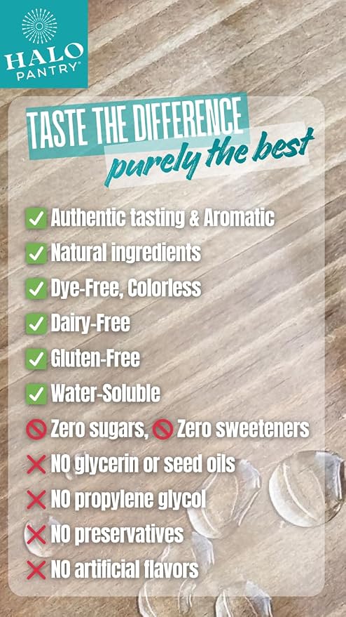 Natural CALAMANSI Flavoring Extract by HALO PANTRY (2oz bottle) | Dye-Free, Gluten-Free, Dairy-Free, Zero Sugars, NO Sweeteners, NO Calories | Perfect for customizing ANY baking, candy, dessert or drink recipes