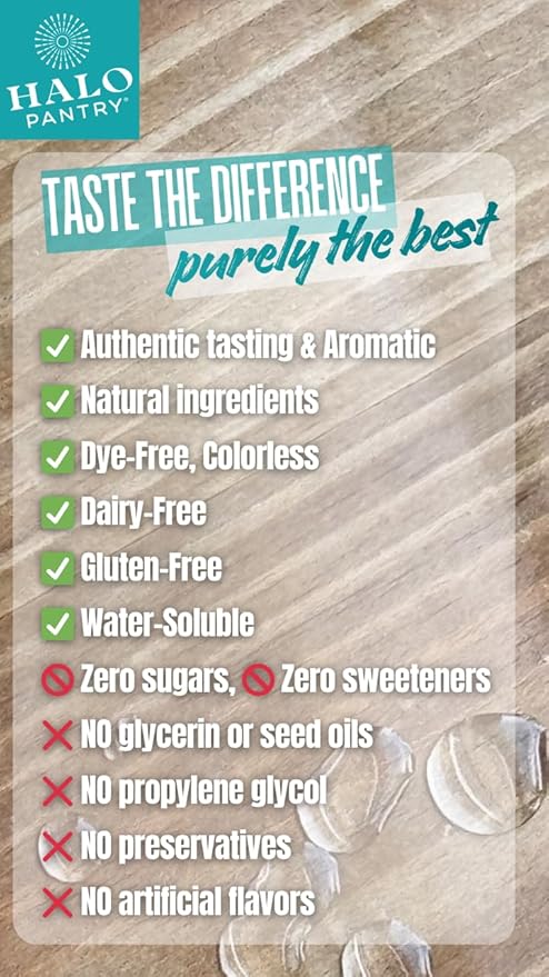 Natural MILK TEA Flavoring Extract by HALO PANTRY (2oz bottle) | Dairy-Free, Dye-Free, Sugar-Free, Gluten-Free, NO Sweeteners, NO Calories | Perfect for customizing ANY baking, candy, dessert or drink recipes