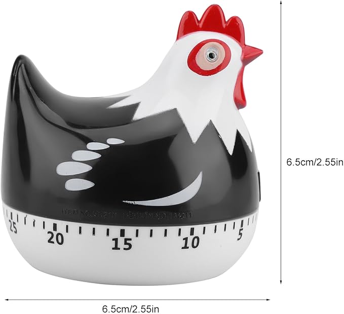 Chicken Pattern Timer, Chicken Pattern Countdown Kitchen Timer Reminder, Cute Kitchen Time for Cooking Baking