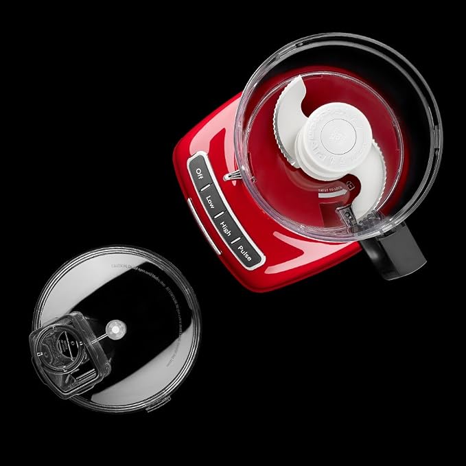 KitchenAid KFP0722ER 7-Cup Food Processor with Exact Slice System, Empire Red