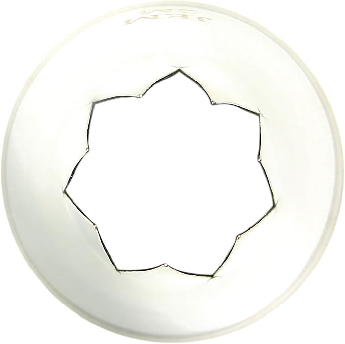 JEM Medium Open Star Savoy Piping Nozzle, Decorating Tip, #2M