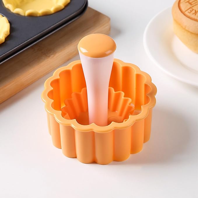 Egg Tart Molds, Tart Tamper Set, Food-Safe, Non-Stick Pastry Dough Press For Shells, Dishwasher-Friendly Baking Tools With Removable Parts, Ideal For Home Bakers