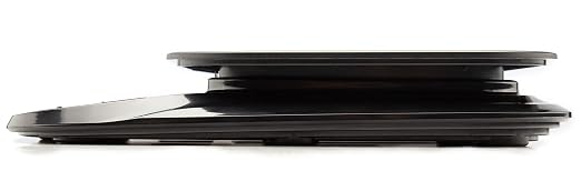 Talking Kitchen Scales - Big Numbers with Clear Loud Voice North American Accent (Black)