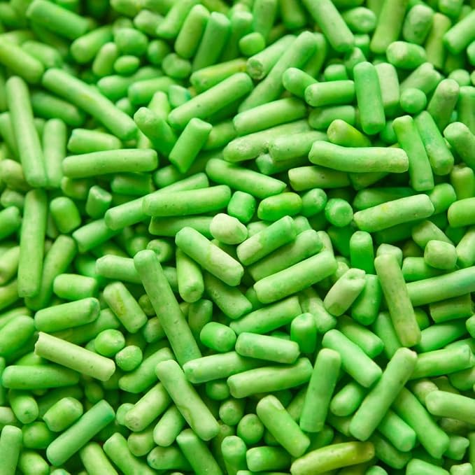 Unpretentious Green Sprinkles, 2 Cups, Bright & Colorful, Decorative & Fun Topping for Baking