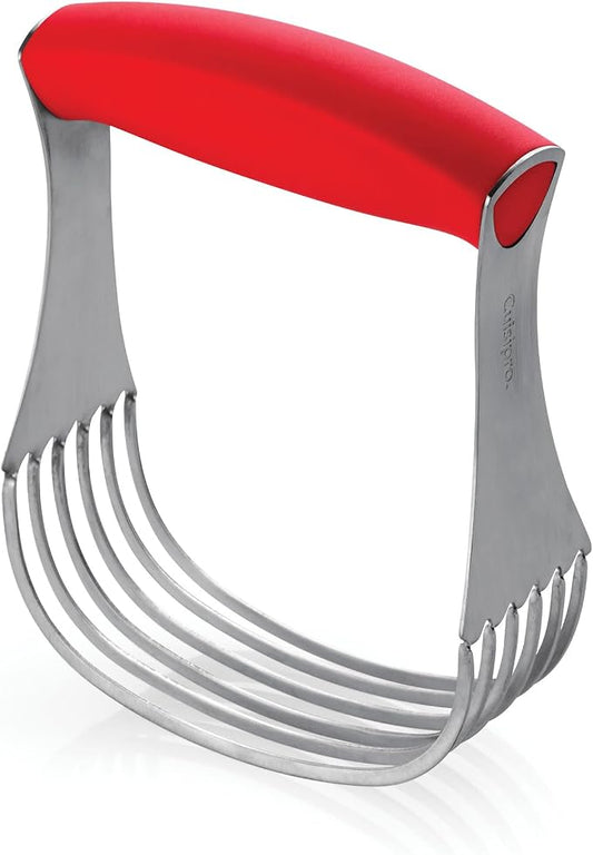 Cuisipro Deluxe Pastry Blender, 5.25-Inch, Red