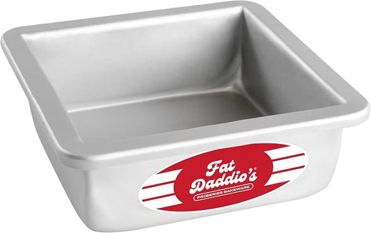 Fat Daddio's PSQ-552 Anodized Aluminum Square Cake Pan, 5 x 2 Inch