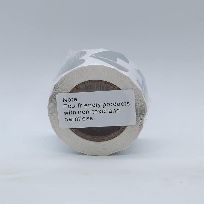 HYBSK 500pcs 30mm Silver Heart Stickers for Crafting Scrapbooking Envelope Present Seals (Silver)